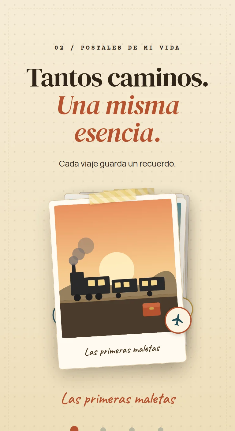 Mazo de postales de recuerdos